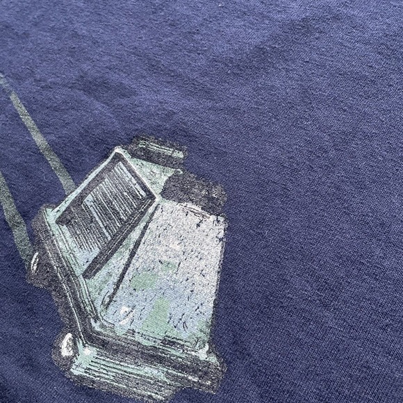 Star Wars Droid Tower Disney Lucas Film T-Shirt Size Large Blue Graphic Tee - Picture 6 of 6